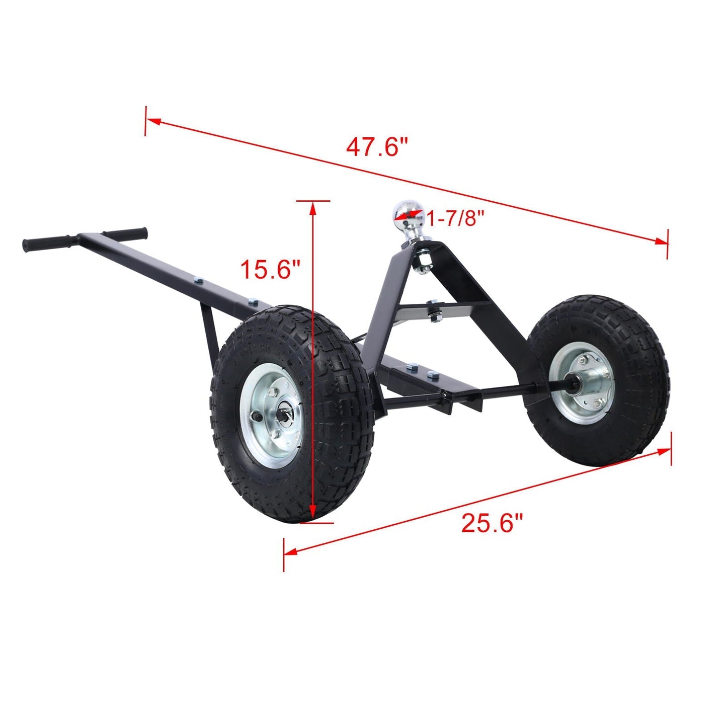 Heavy Duty Trailer Dolly With Pneumatic Tires