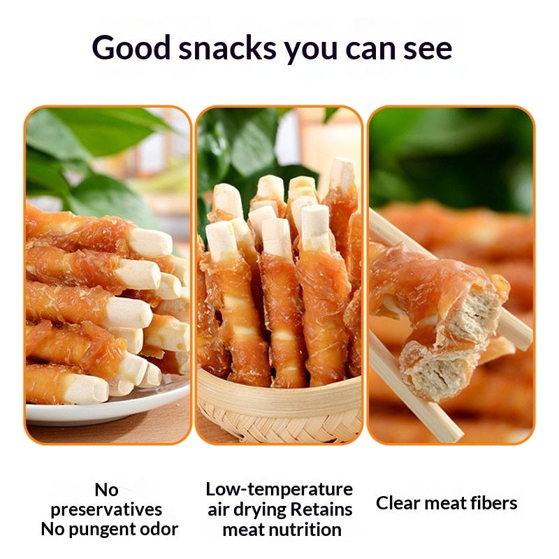 Dog Treats Chicken-flavored Milk Sticks Calcium Chews And Grinding Bones