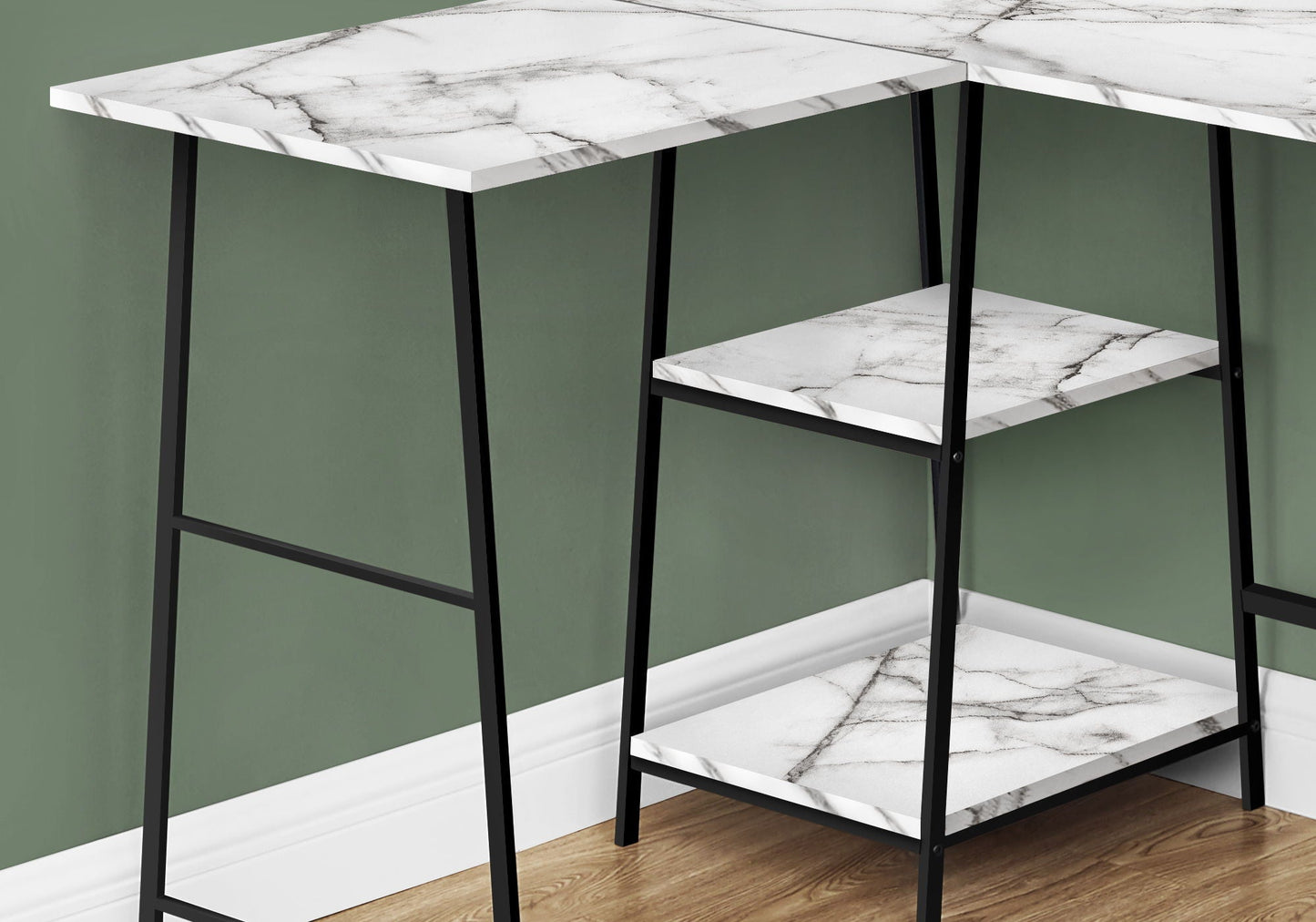 Contemporary L-Shape Corner Computer Desk