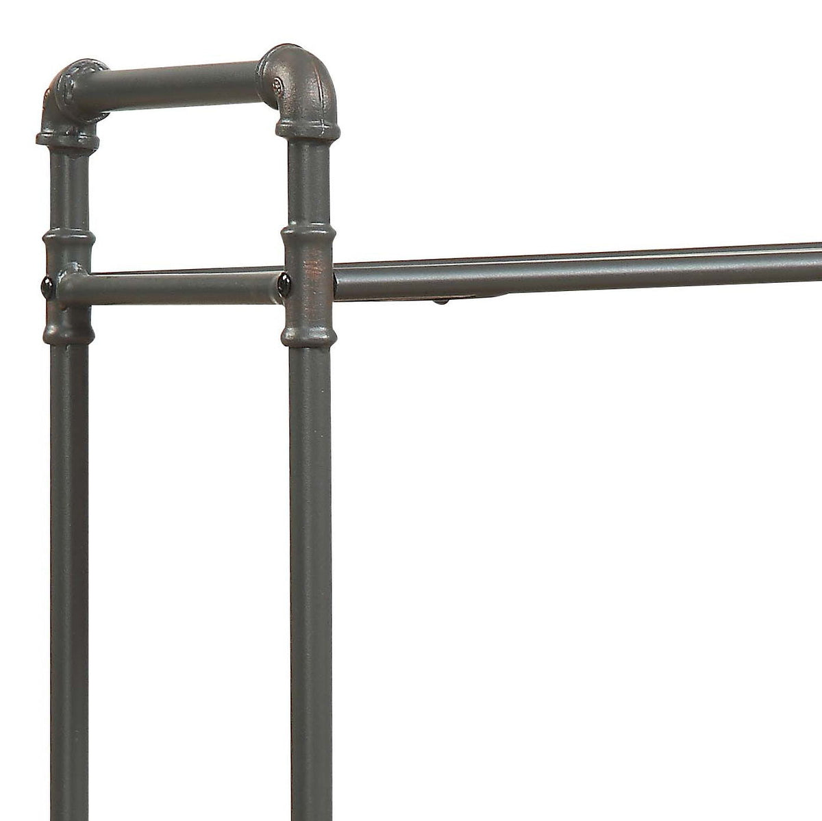 Itzel Antique Bookshelf - Gray / Oak