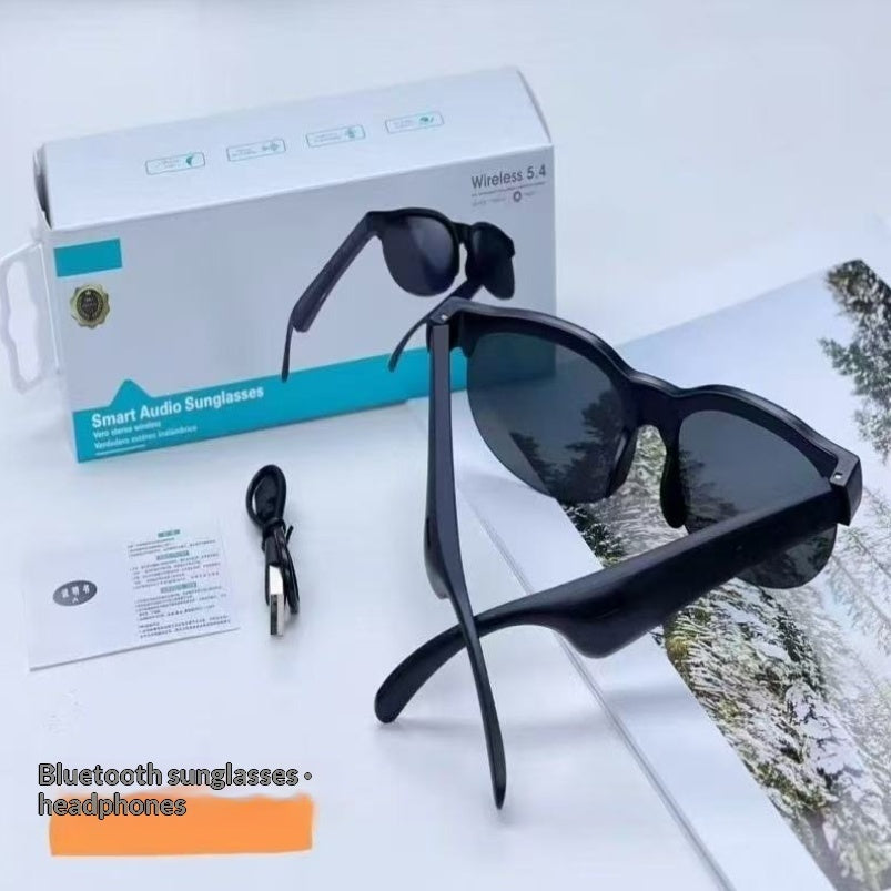 AI-Powered Bluetooth Earphone Glasses for Smart Translation and Clear Communication