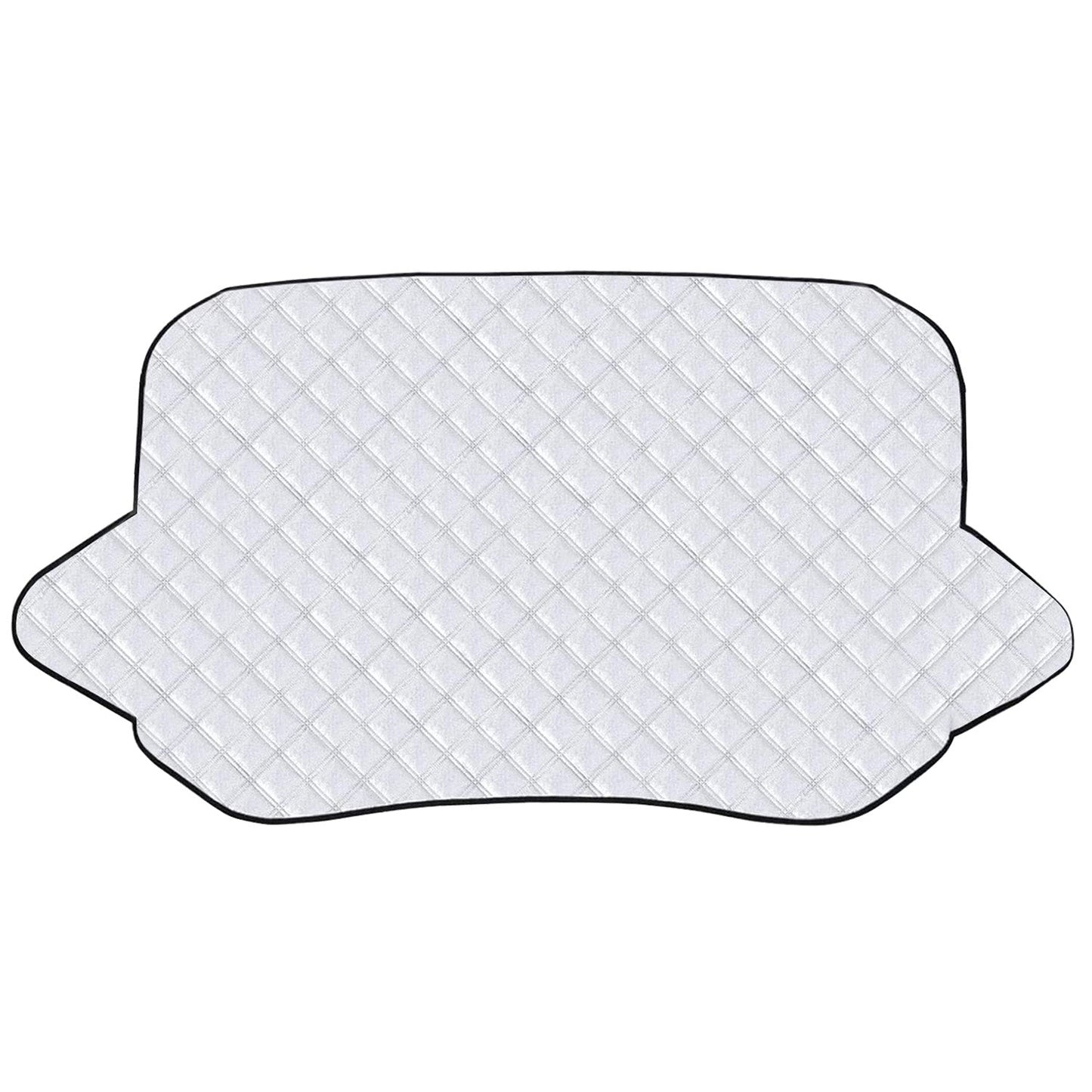 55.9x36.6x0.1in Car Windshield Snow Cover Windshield Protector against Ice Sun Fit for Small Mid SUVs with Anti-theft Flaps