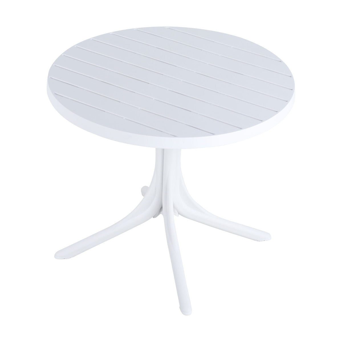 4 Piece Set Of Single Chairs, Traditional Elements With Round Table