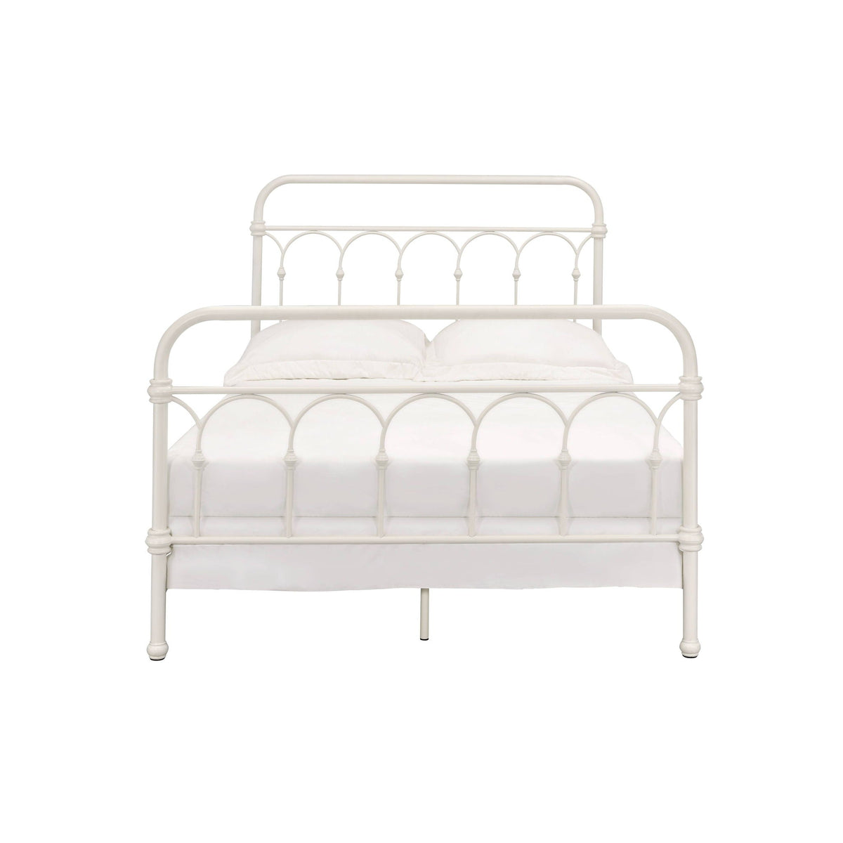 Citron Full Bed - Elegant Metal Panel Design