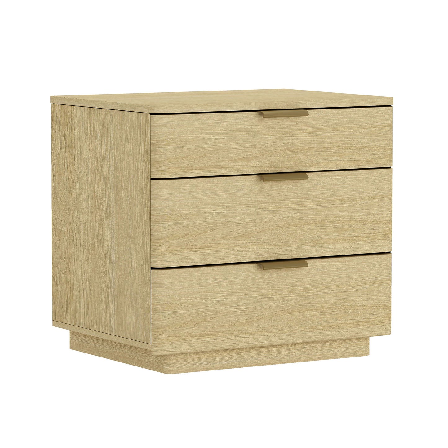 Payton - Nightstand With 3 Drawers - Oak