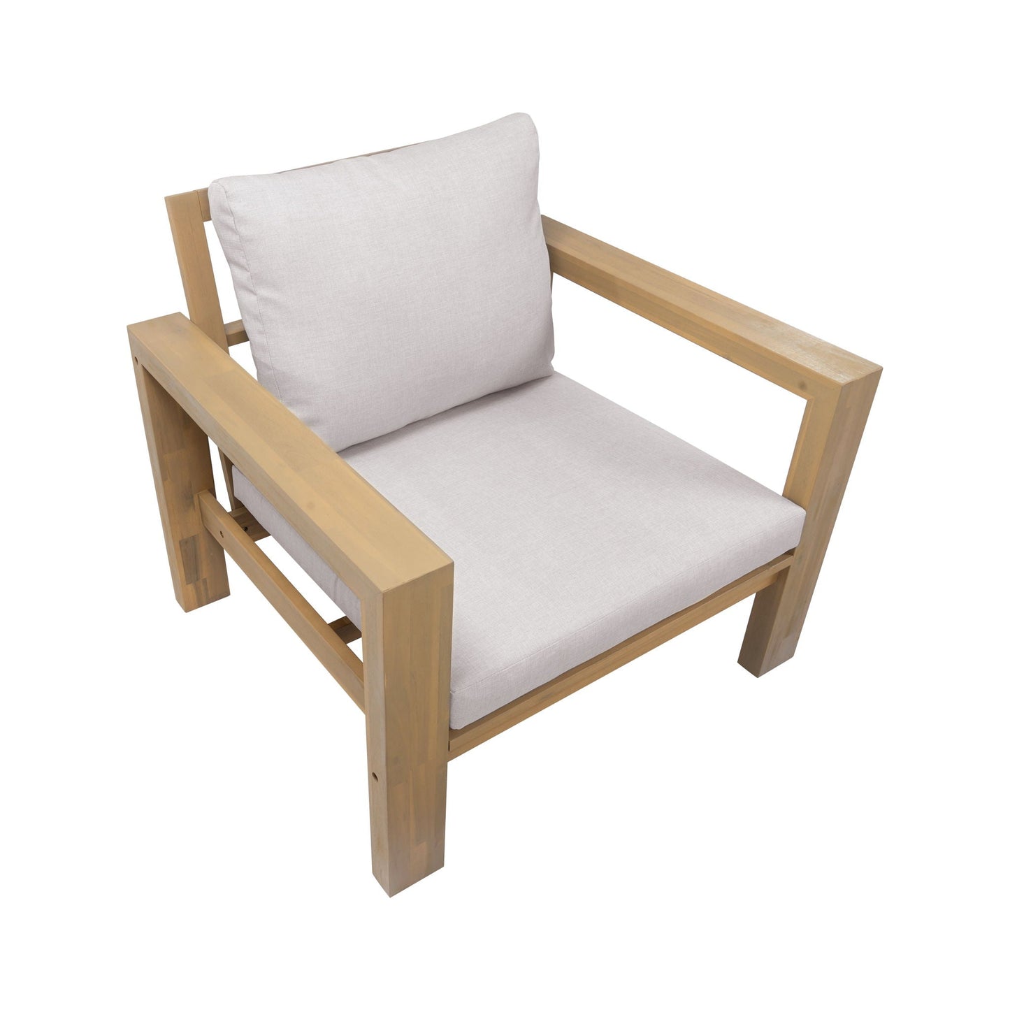 Stylish Outdoor Chair Set With Cushions For Garden (Set of 2)