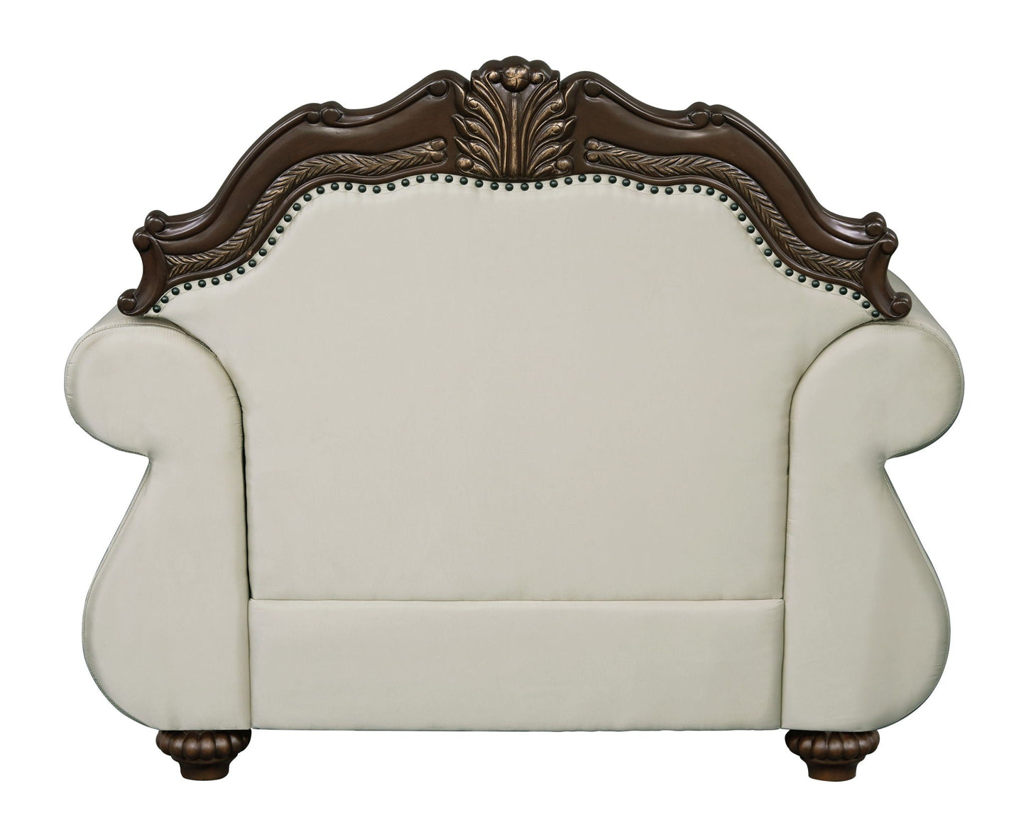 Pierce Chair With Pillow - Beige / Cherry