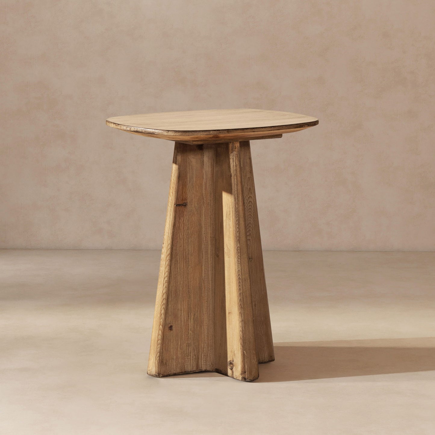 Clarence - Rectangular End Table - Antique Brown