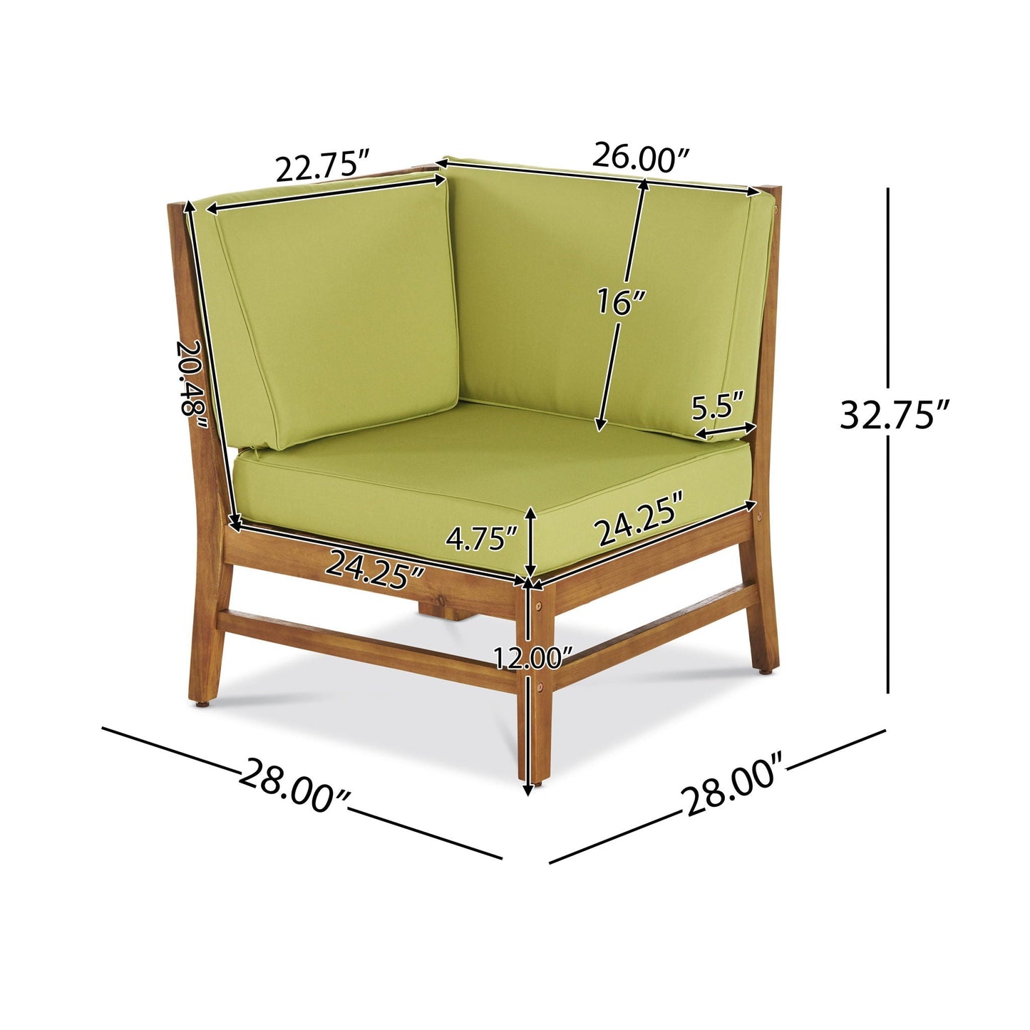 Perla Corner Chair