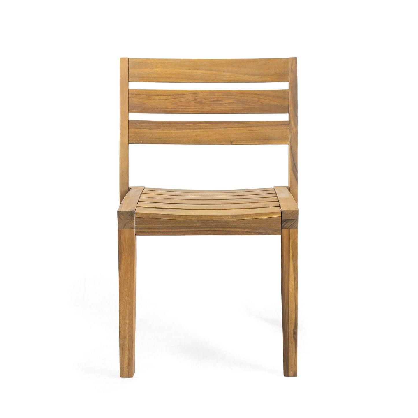 Outdoor Dining Side Chair (Set of 2) - Teak Finish