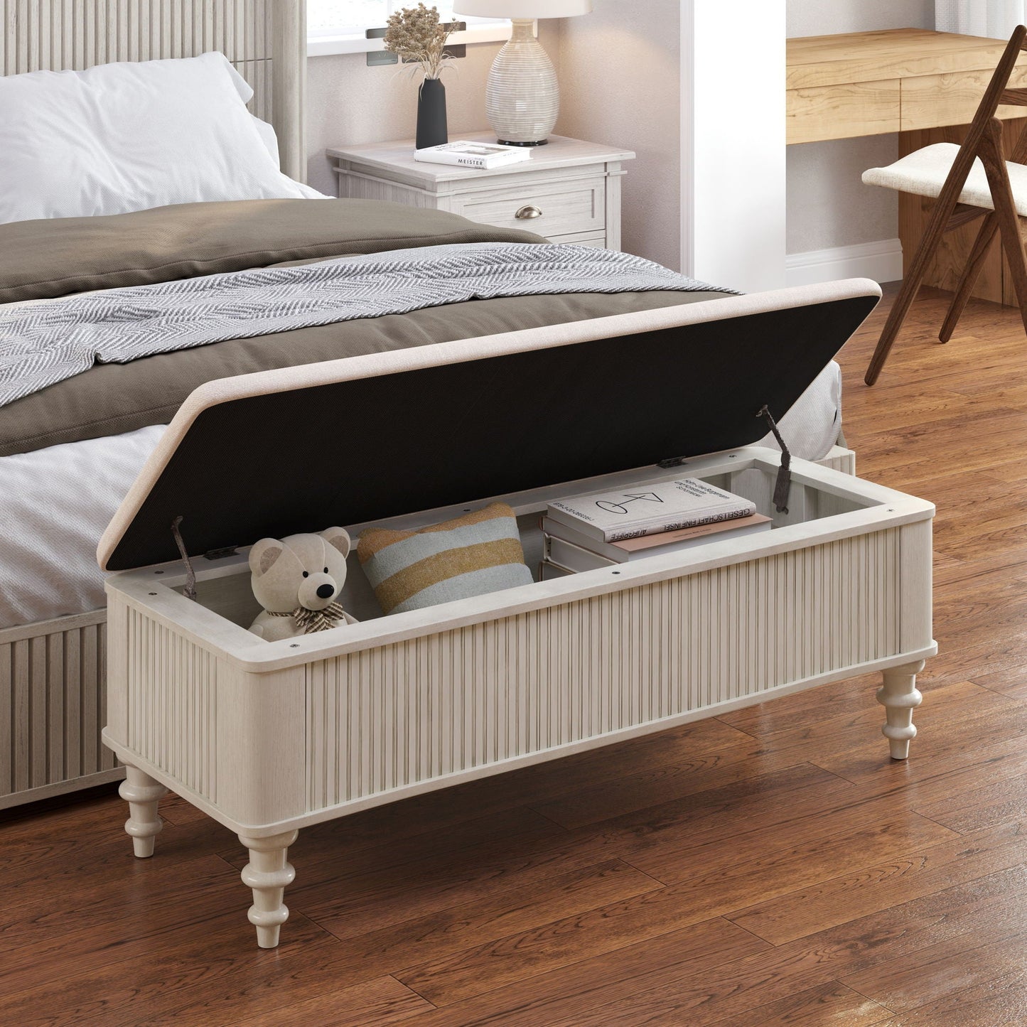 Multi Functional Storage Ottoman Bench
