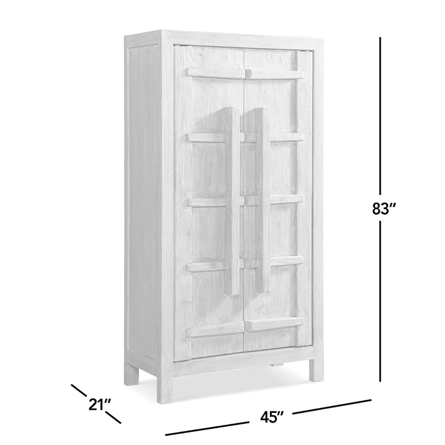 Rowan - Storage Cabinet With Double Doors - Natural