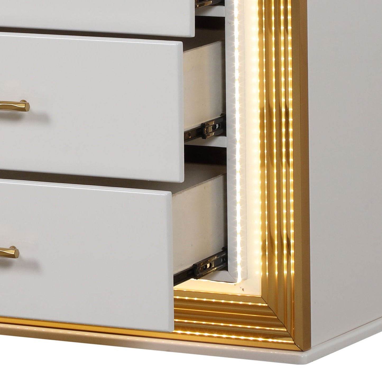 Obsession - 5 Drawer Chest - White