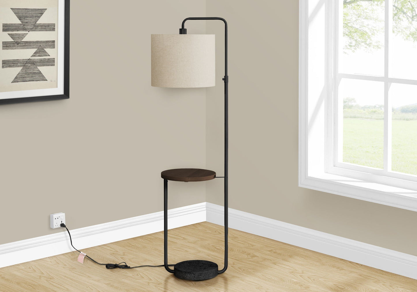 Floor Lamp USB Port Included Lighting