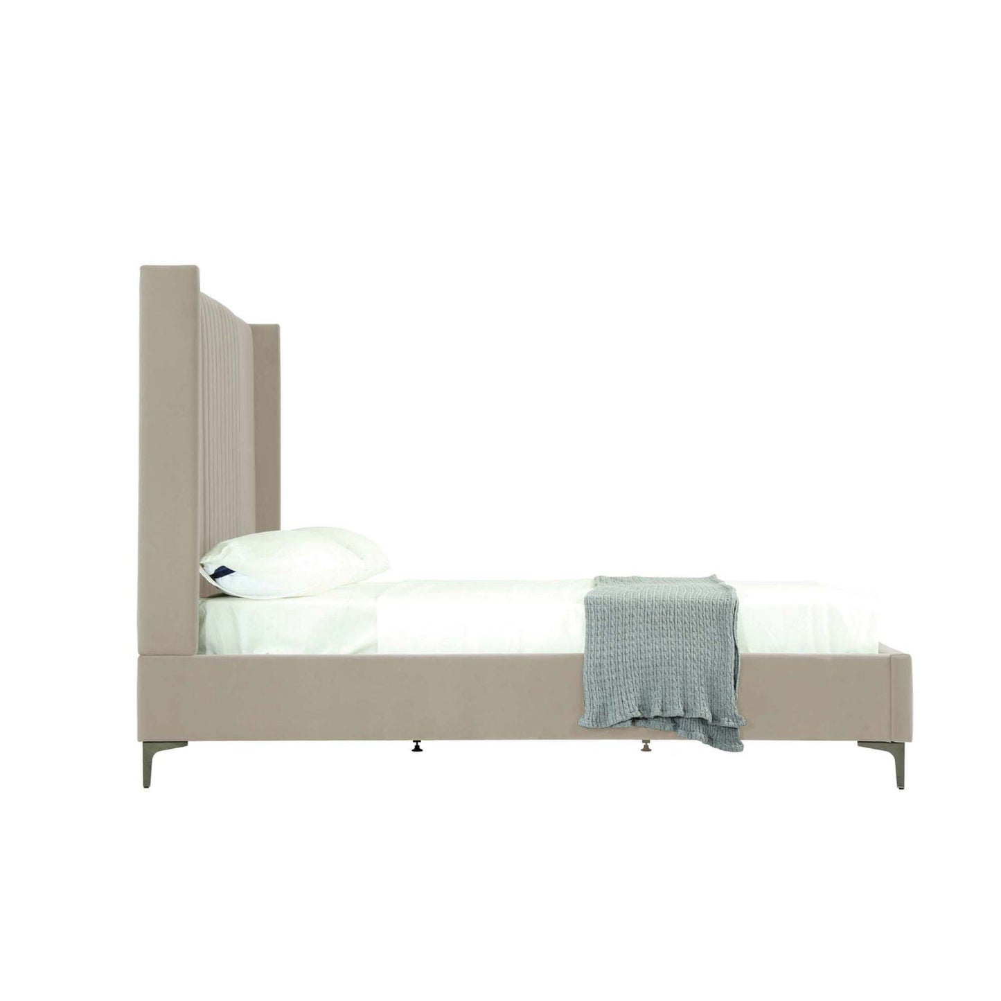 Promenade - Bed With Upholstered Headboard And Slats