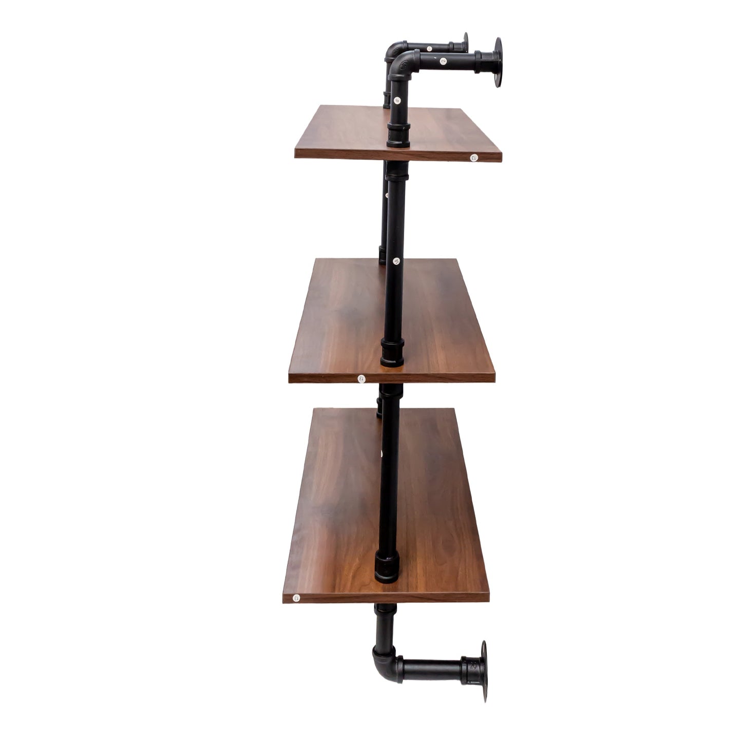 Industrial Pipe Shelf 3-Tier and 2-Tier Wall Mounted Shelves