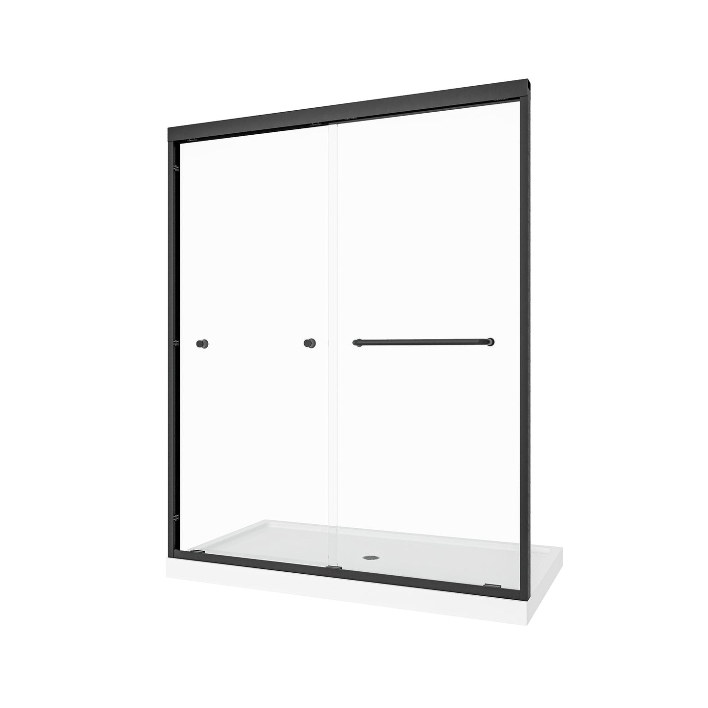 55"-60" W x 72" H Matte Shower Door