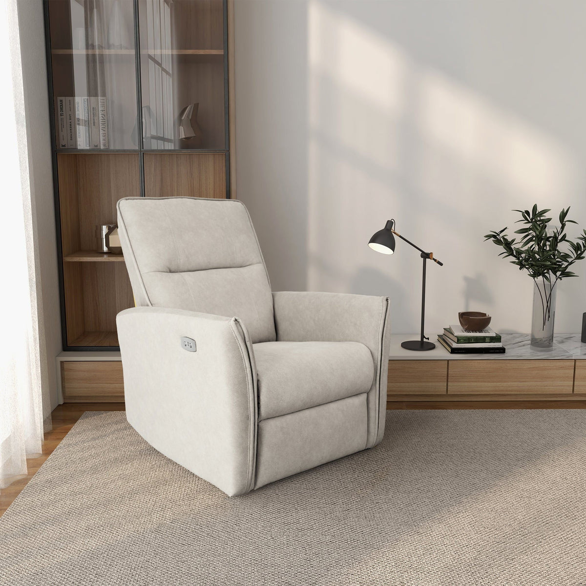 Asheville - Suede Recliner Chair