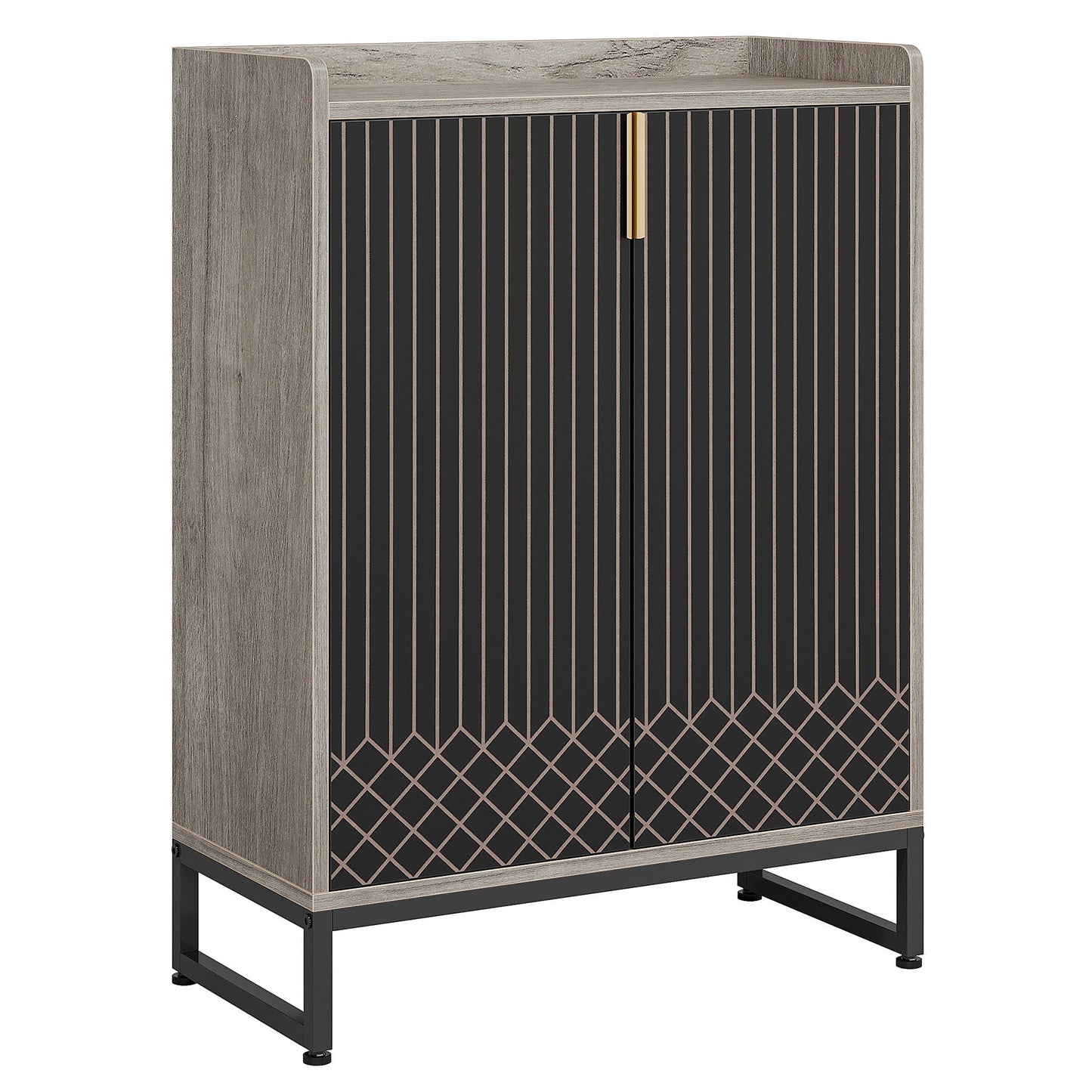 5 Tiers Shoe Storage Organizer With Doors