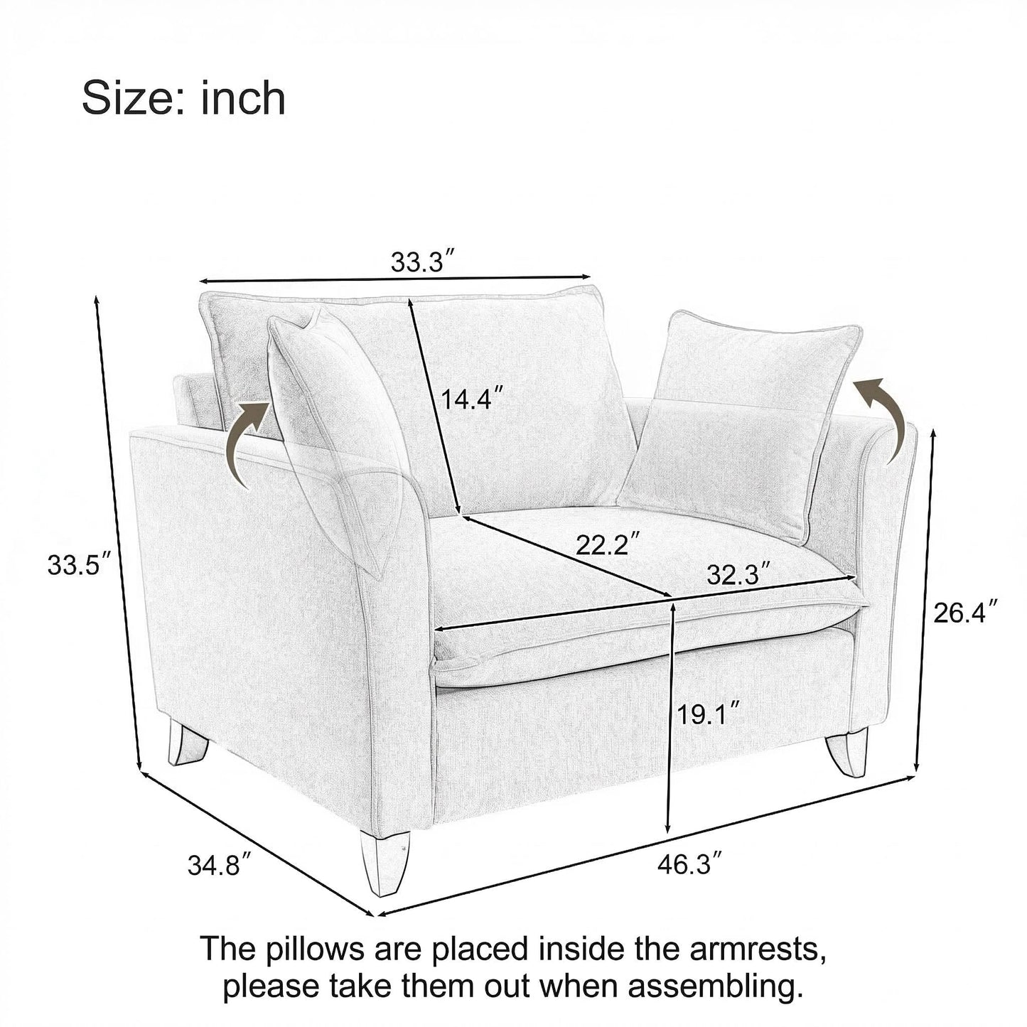 Oversized Armchair