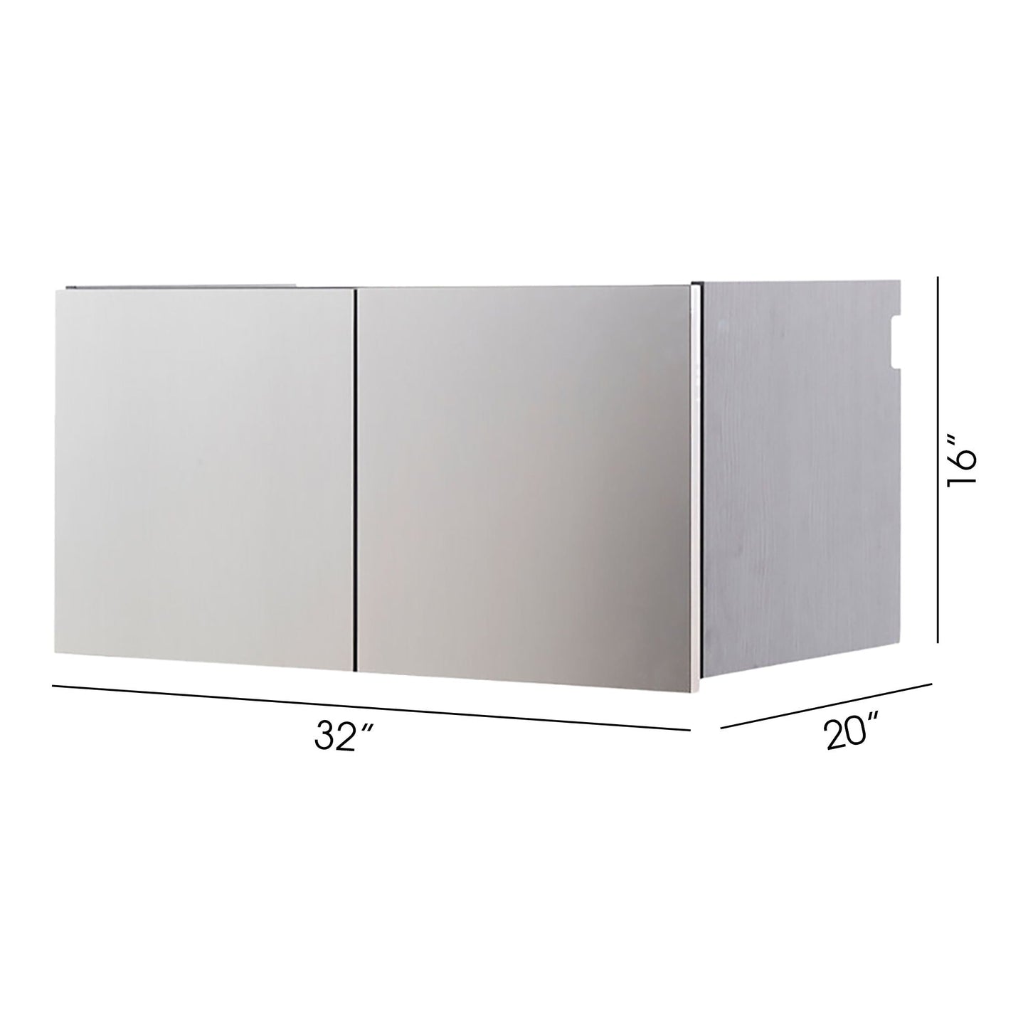 Nova Series - Wall Mounted Garage Cabinet - Dark Gray