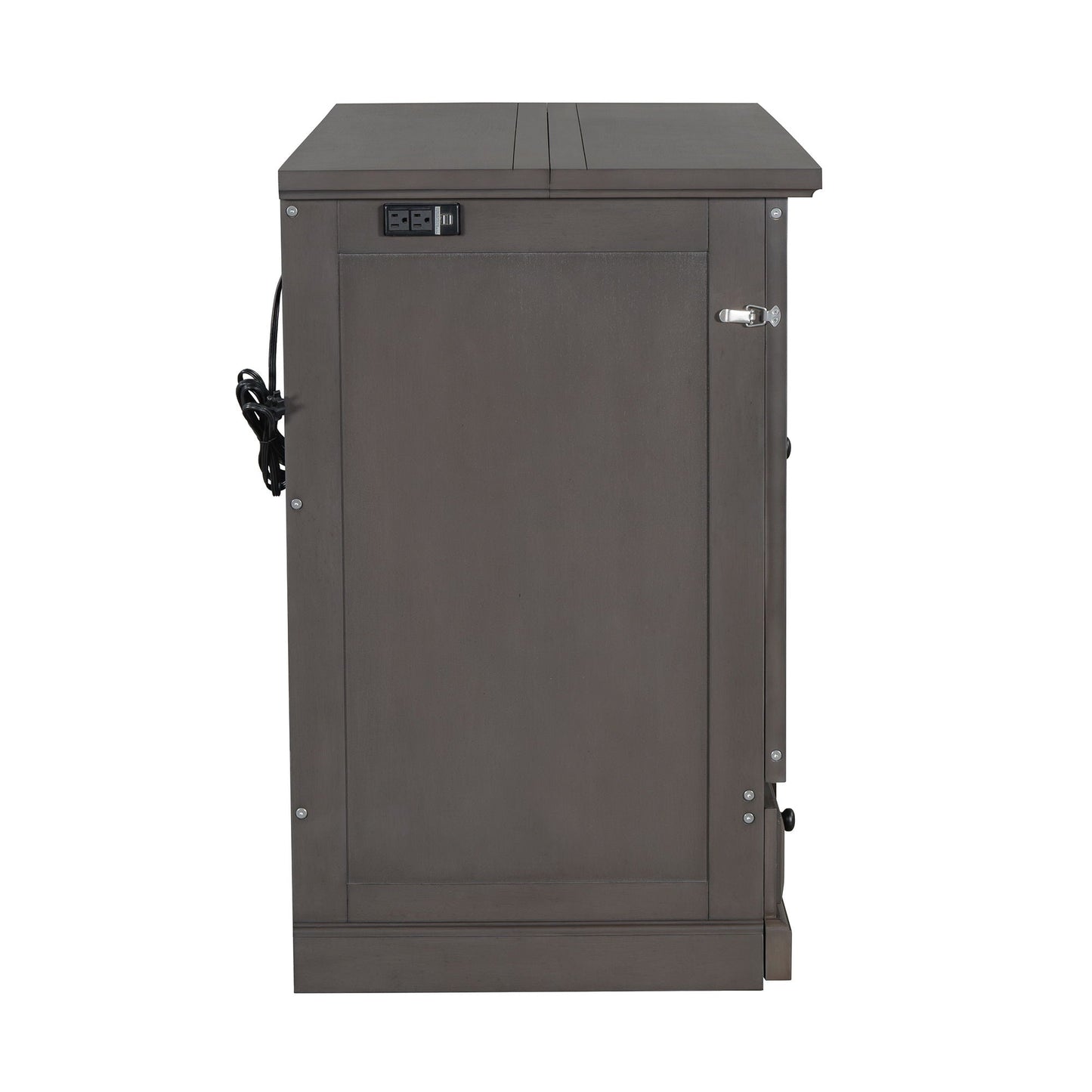 Murphy Bed Chest Cube Cabinet With Charging Station And Large Storage Drawer