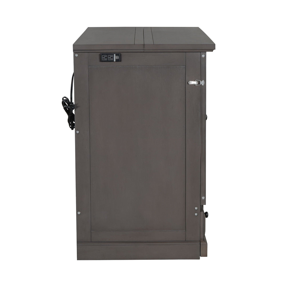 Murphy Bed Chest Cube Cabinet With Charging Station And Large Storage Drawer