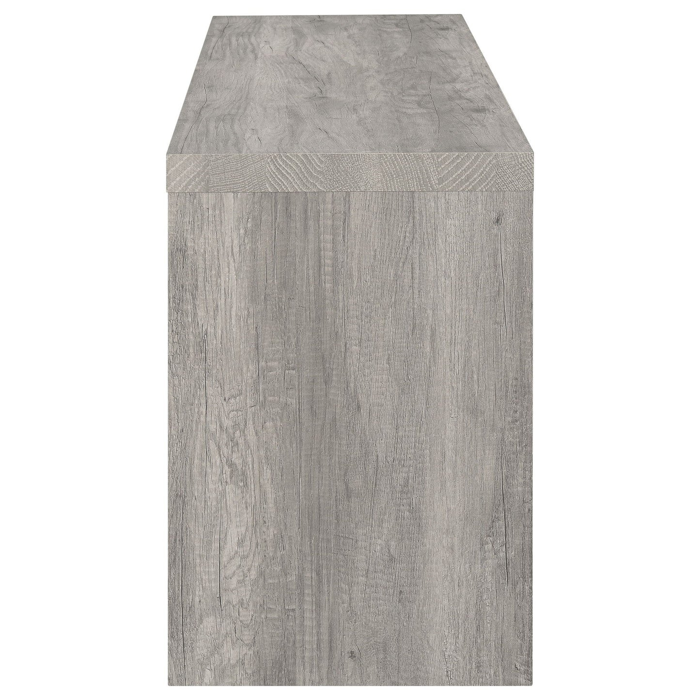 Bergeron - 2 Drawer TV Stand - Driftwood