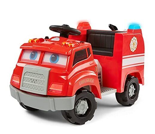 Fire Up Your Child's Imagination with the Real Rigs Toddler Fire Truck Ride On Toy - Perfect for Ages 1.5-4 Years!