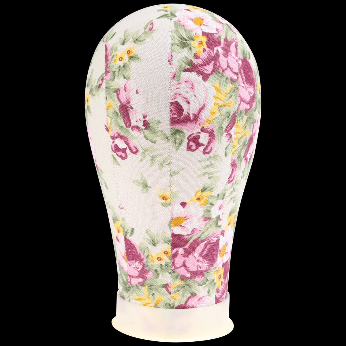 Flower Print Poly Block Canvas Head 22"