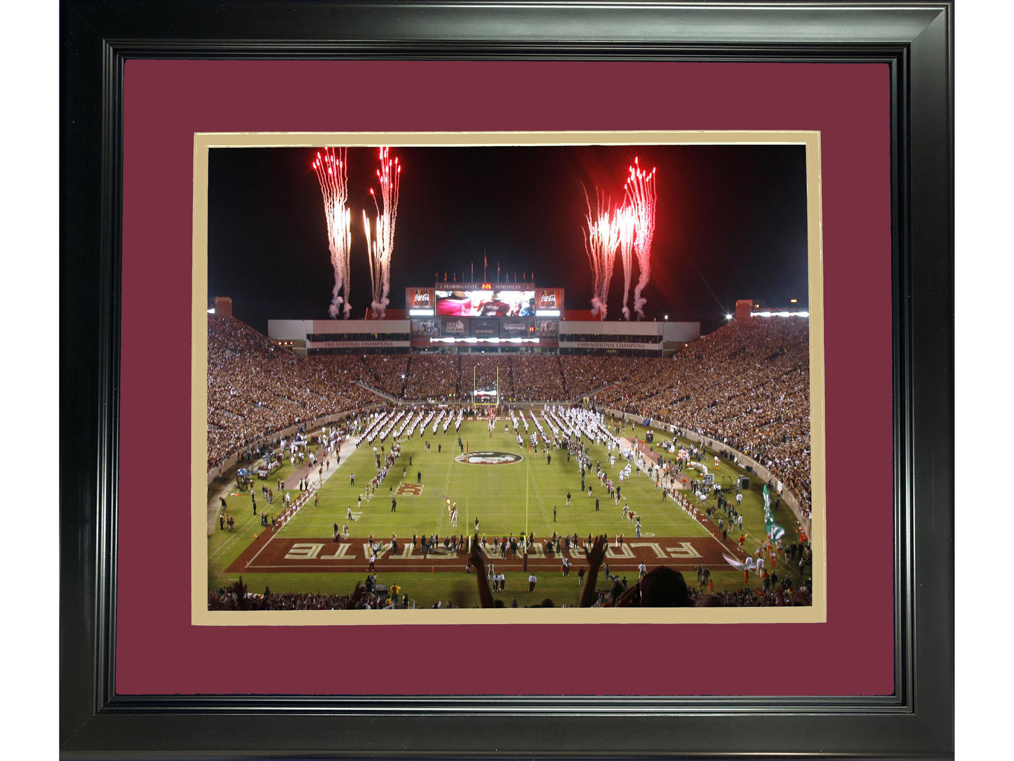 Framed Doak Campbell Stadium Florida State Seminoles 11"x14" NCAA Football Photo Professionally Matted
