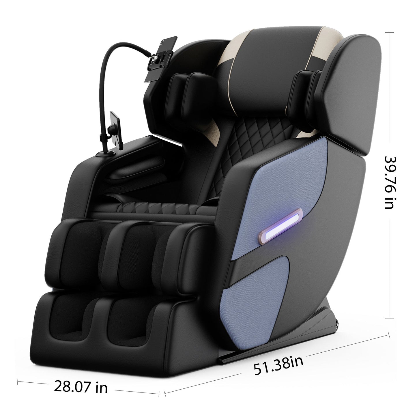 Airvana Imperium Full-Body Zero-Gravity Massage Recliner Chair With Ambient Lighting (SAK34591)