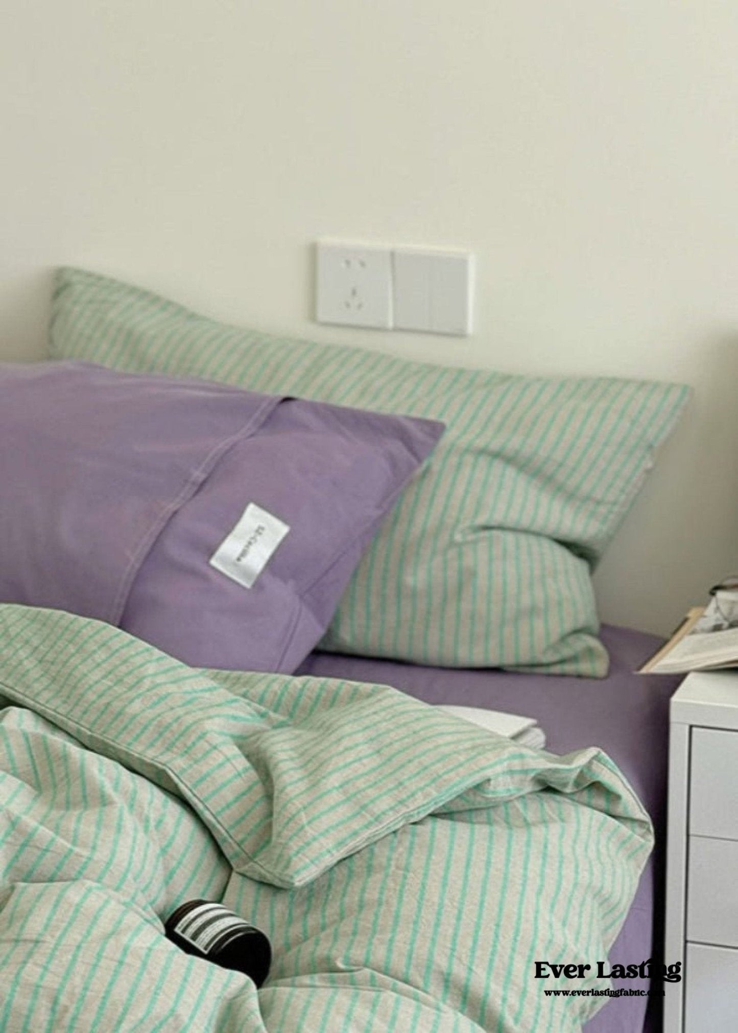James Striped Bedding Set / Blue