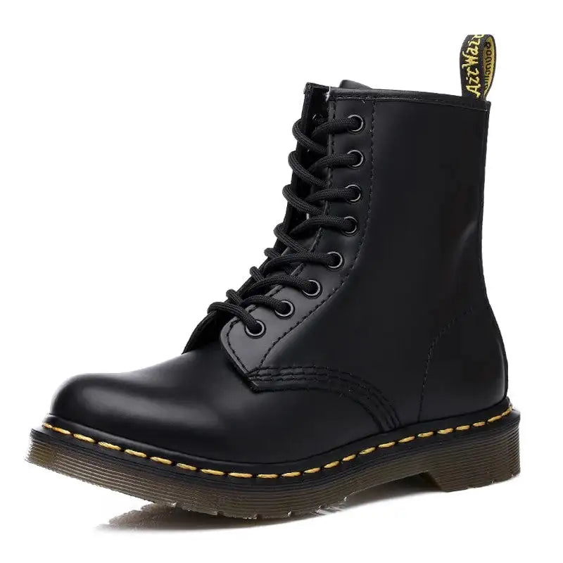 Leather Boots with Thick Soles - # GIAA73410002