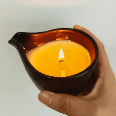 Soy Massage Oil Candle Long Burn by Love Salve