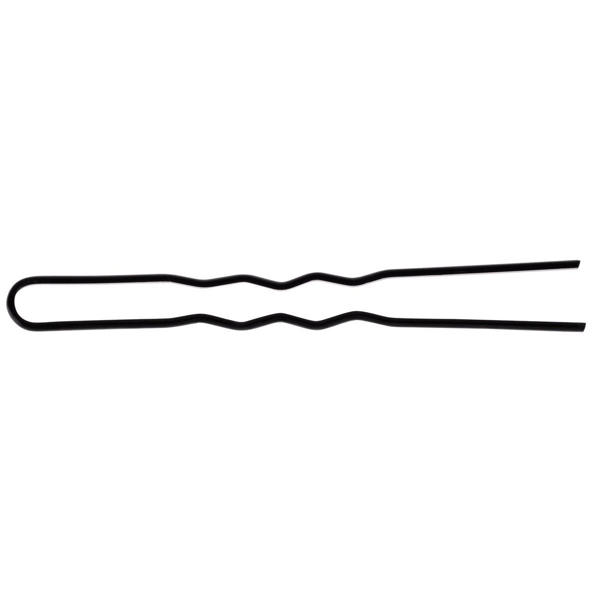 LQQKS 1 3/4" Hair Pin No Ball Tip 100ct Black