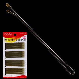 LQQKS 40 Jumbo Bobby Pins Bronze