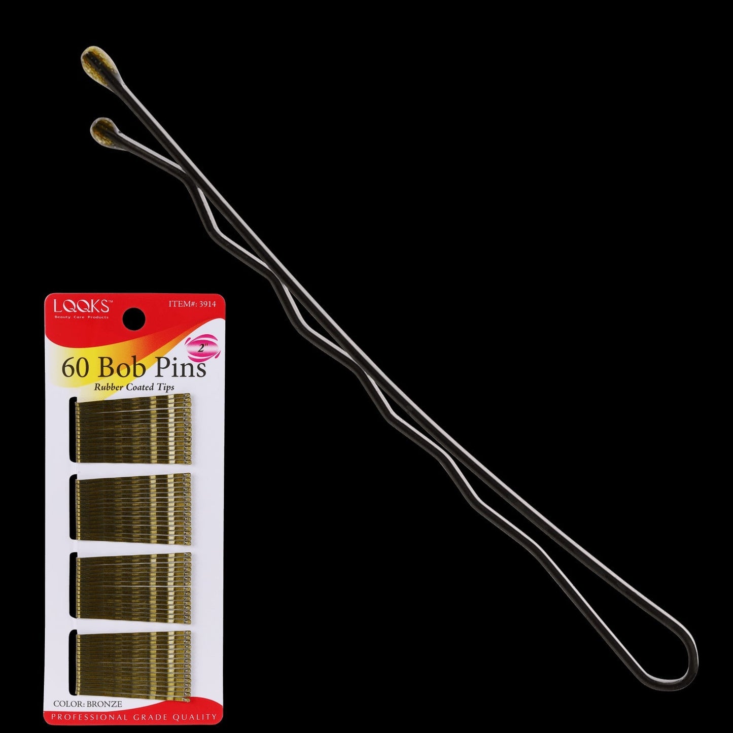 LQQKS 60 Bobby Pins Bronze
