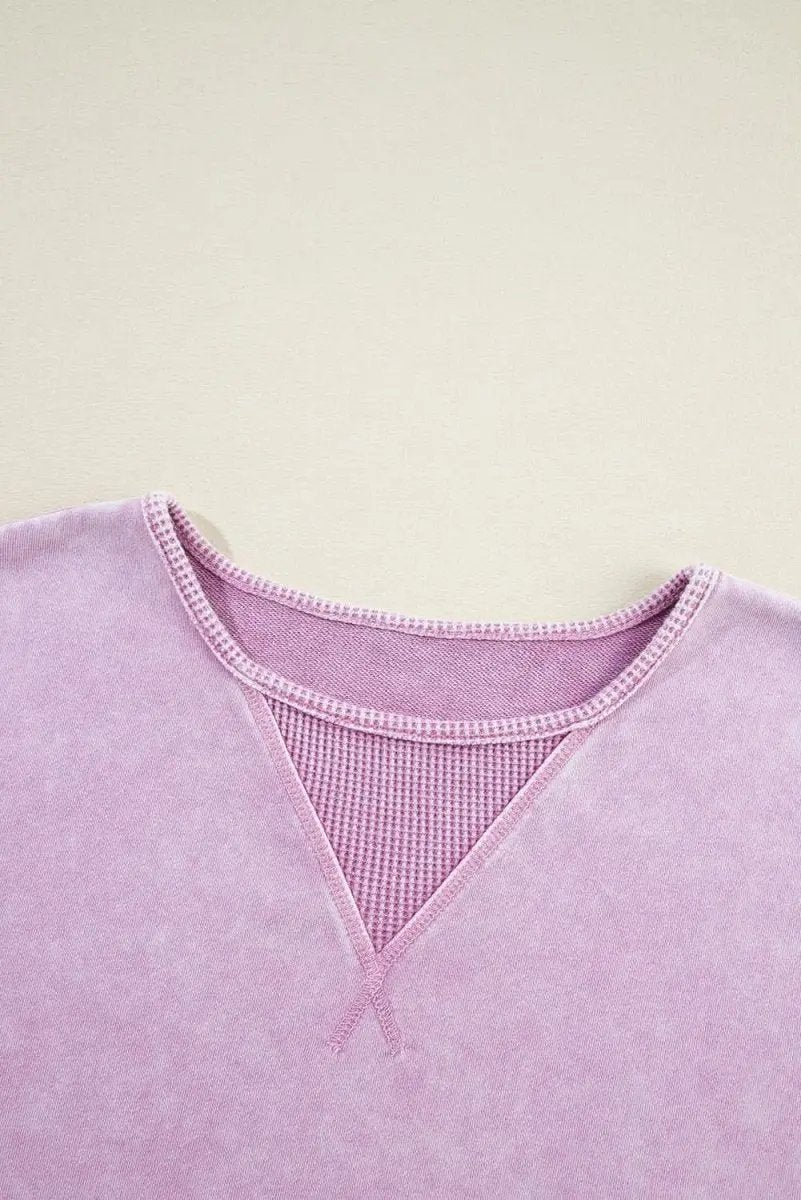 Women's Orchid Pullover | Love Salve Mineral Wash Sweater