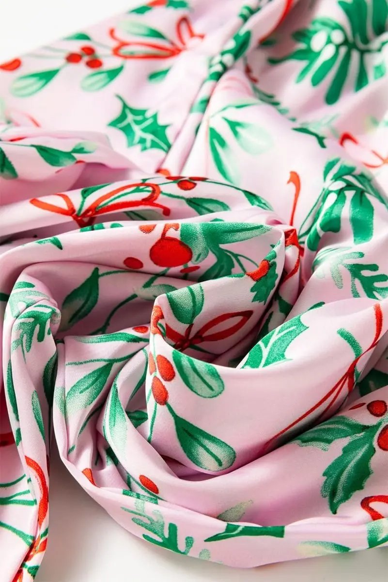 Love Salve Satin Pajama Set Pink — Women's Sleepwear