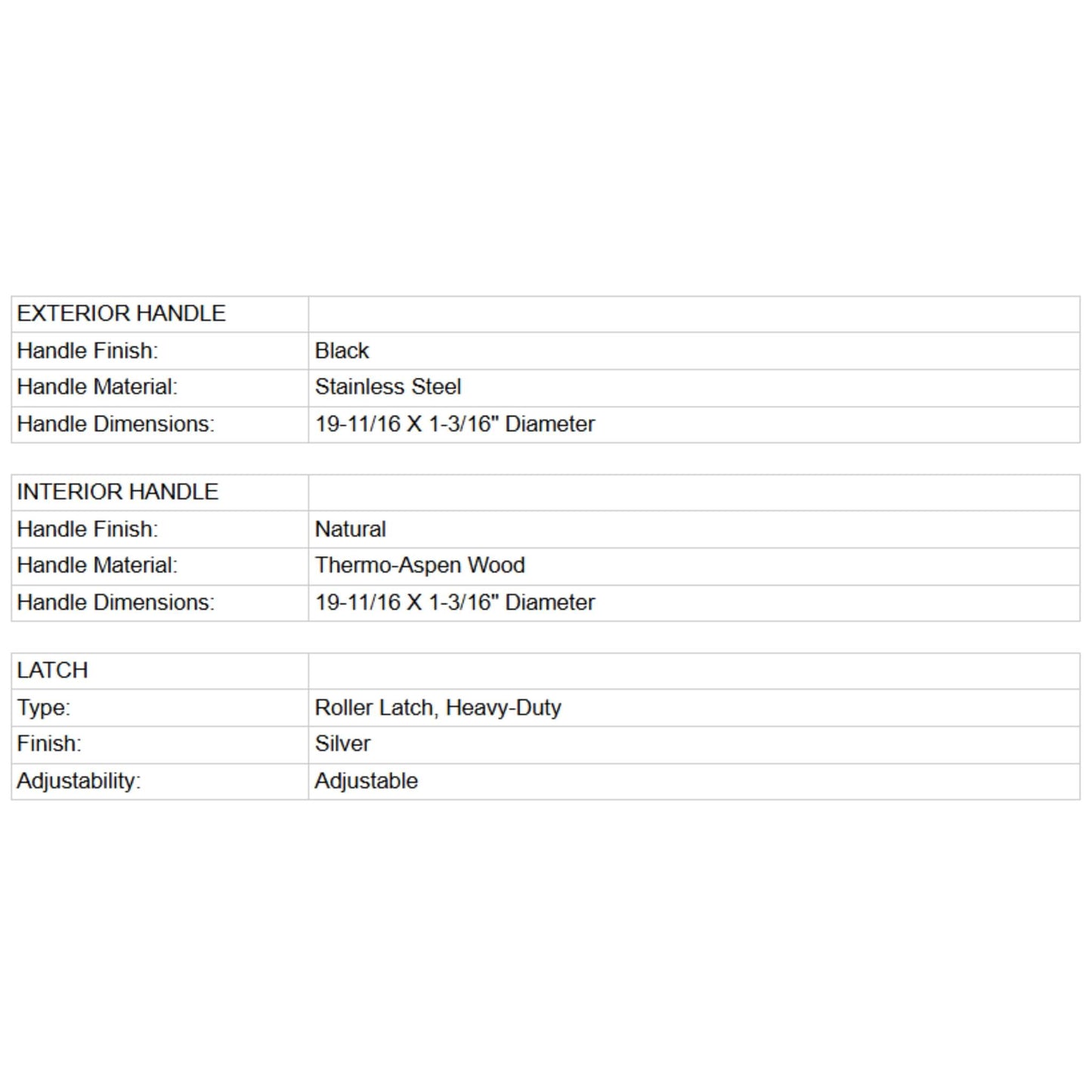 Prosaunas 36X81-Inch Thermo-Aspen Tinted Prehung ADA Glass Sauna Door (SAK15283)