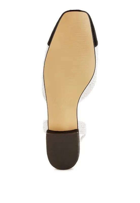 Accessories Rag Company Rerita Rhinestone-Studded Glitter Sandals for Special Occasions