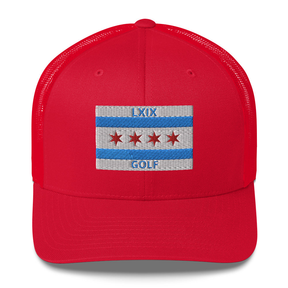 Chicago Flag Trucker Cap