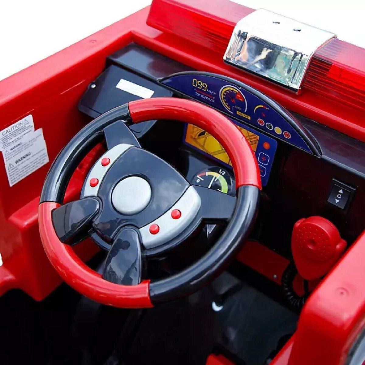 Rev Up Your Child's Imagination with the Kalee 12-Volt Firetruck Ride-On!