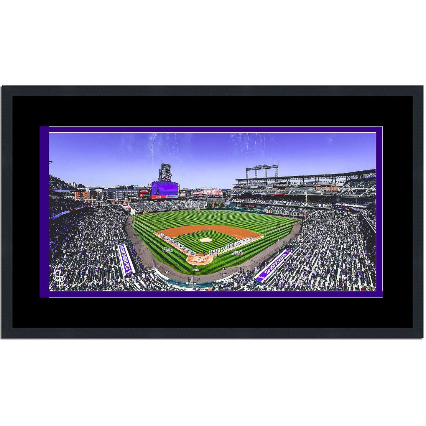 Framed Coors Field Colorado Rockies MLB 16x24 Baseball Photo Professionally Matted