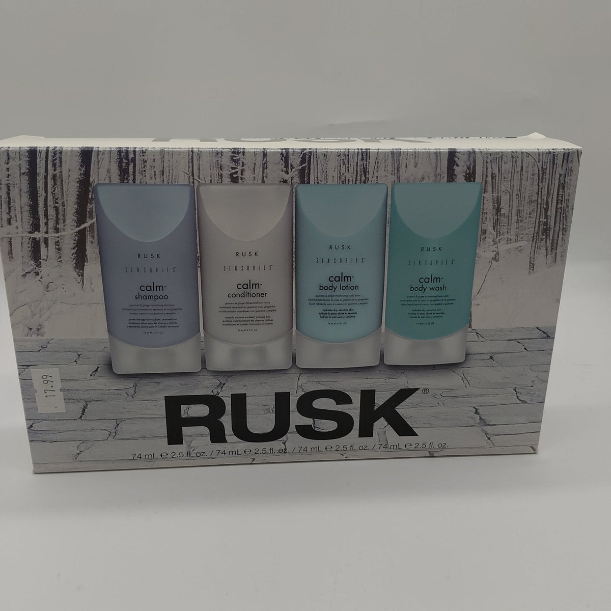 Rusk Calm Guarana and Ginger Nourishing Leave-In Spray New in Box