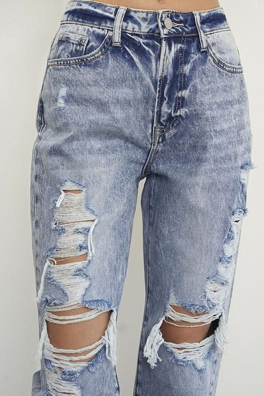 Women's Jeans Jeans - Comfortable Fit - Slim Boyfriend Style