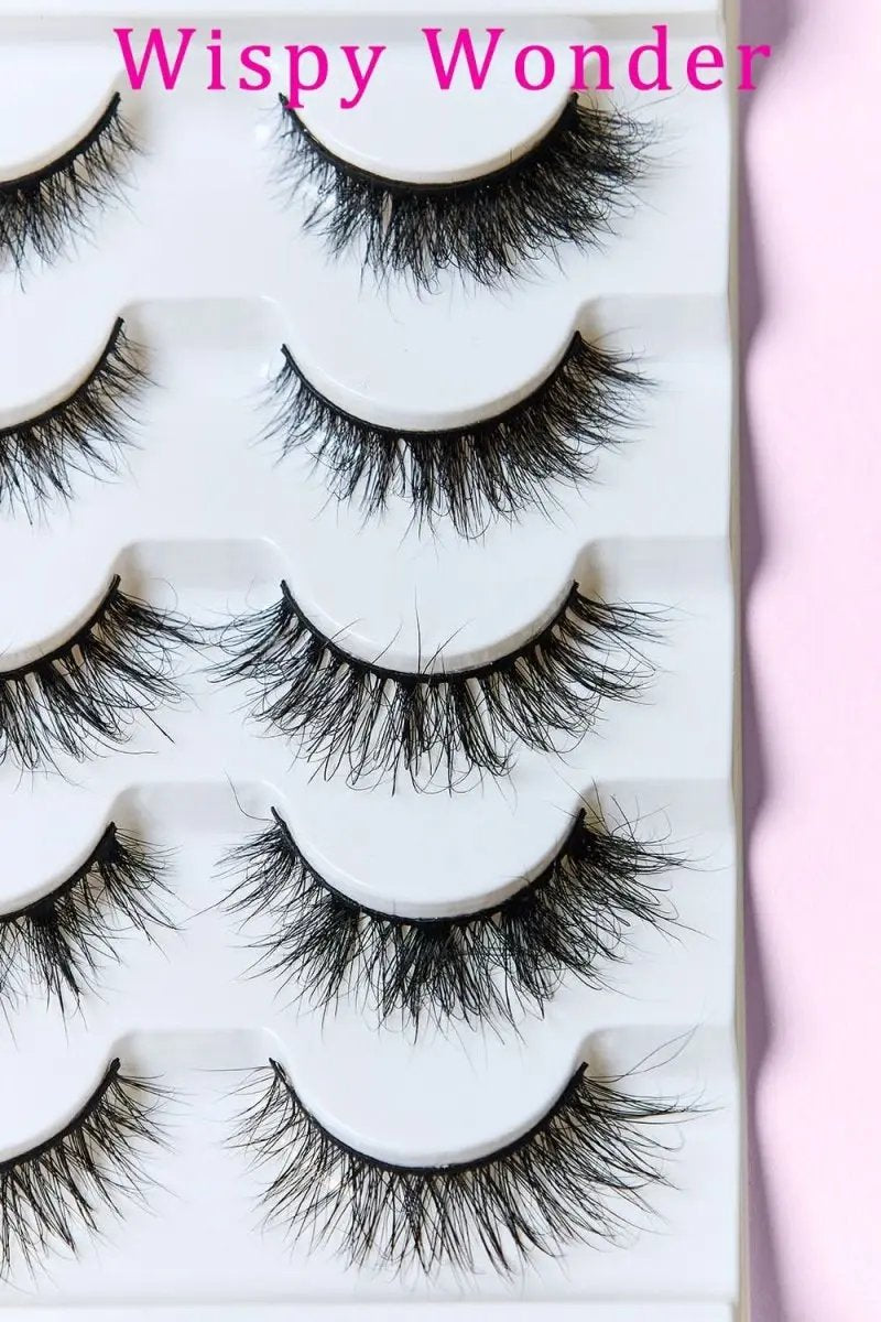 False Eyelashes - Reusable Mink Variety Pack - Natural & Glam Styles