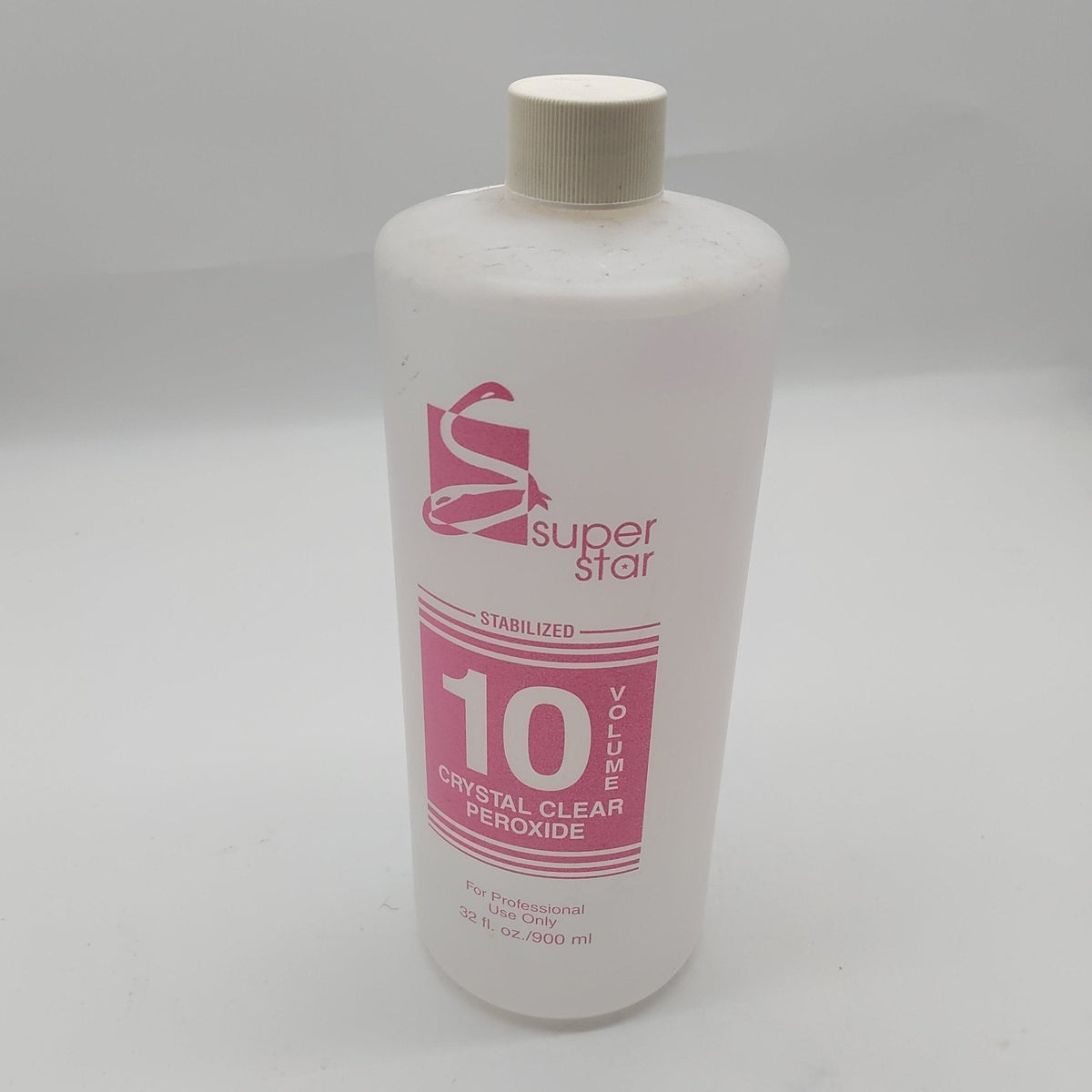Super Star Crystal Clear Stabilized 10 Volume Peroxide 32 fl oz 900 ml