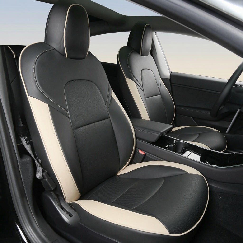 TESERY Leather Seat Covers for Model 3/Y | Clearance Sale | Limited Stock